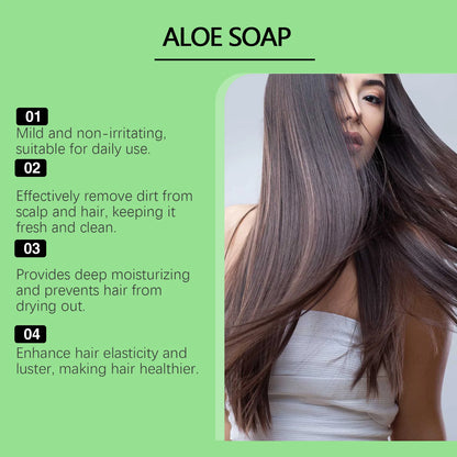 Aloe nourishing shampoo bar | Strengthening, Anti-Hair Loss & Damage Repair