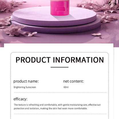 Multi-Effect | Repair, Isolation, Moisturizing, Oil Control | Sunscreen Cream for Supple Skin | 60ml