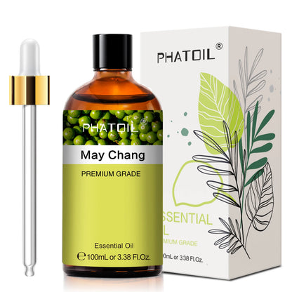 PHATOIL 100ml Natural Essential Oil For Skin Aromatherapy Diffuser Eucalyptus Lavender Vanilla Rose Fragrance Essential Oils