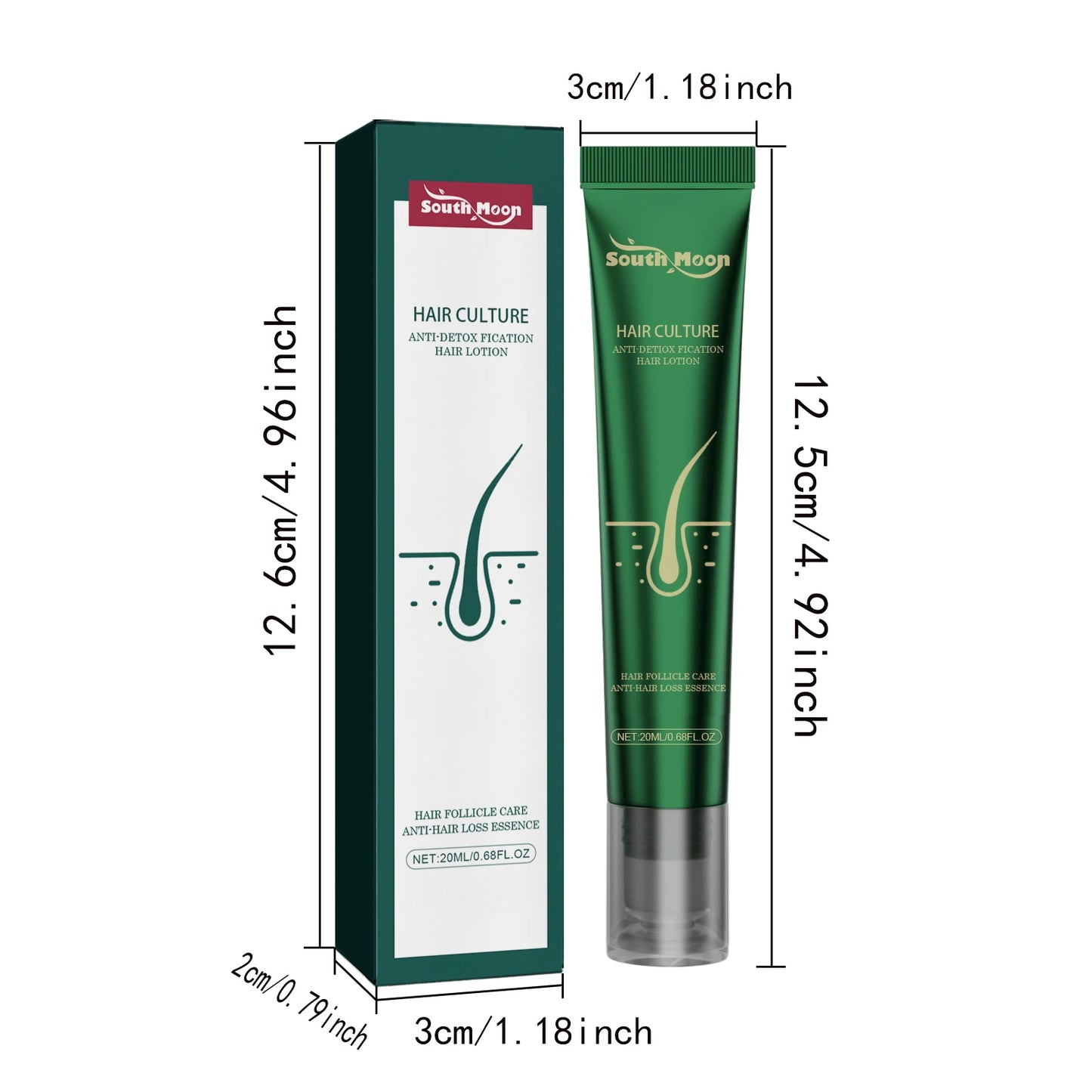 Anti-Hair Loss Serum Thinning Balding Treatment Oil Strengthen Hair Roots For Scalp Health Care Essence 20/30ml