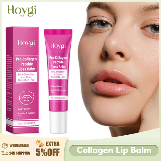 Collagen Lip Balm Smooth Soft Reduce Lip Fine Lines Remove Melanin Skin Increase Elasticity Exfoliating Moisturizing Lip Care