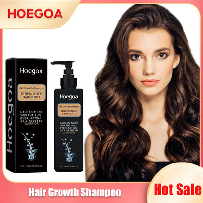 Hair Growth Shampoo Deeply Nourishes Reduce Dryness Loss Treatment Effective Repairing Frizz Strengthen Roots Hair Care Shampoo