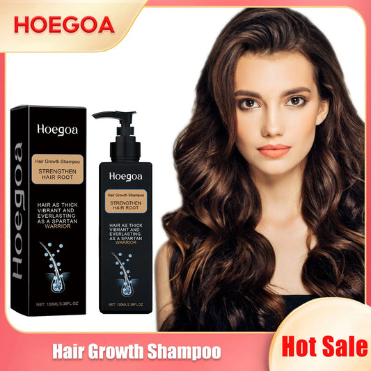 Hair Growth Shampoo Deeply Nourishes Reduce Dryness Loss Treatment Effective Repairing Frizz Strengthen Roots Hair Care Shampoo