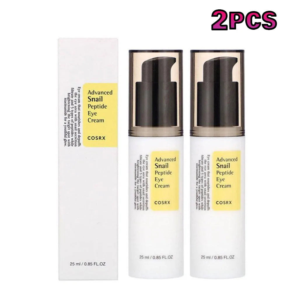 Advanced Snail Peptide Eye Cream | Fade Fine Lines, Anti-Wrinkle, Dark Circle & Eye Bag Removal, Under-Eye Skin Care
