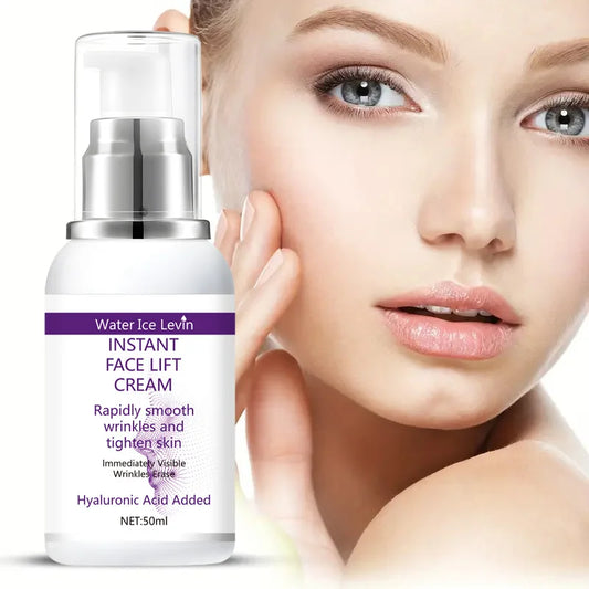 Water Ice Levin Instant Face Lift Cream | Rapid Wrinkle Smoothing & Skin Tightening | With Hyaluronic Acid | 50ml