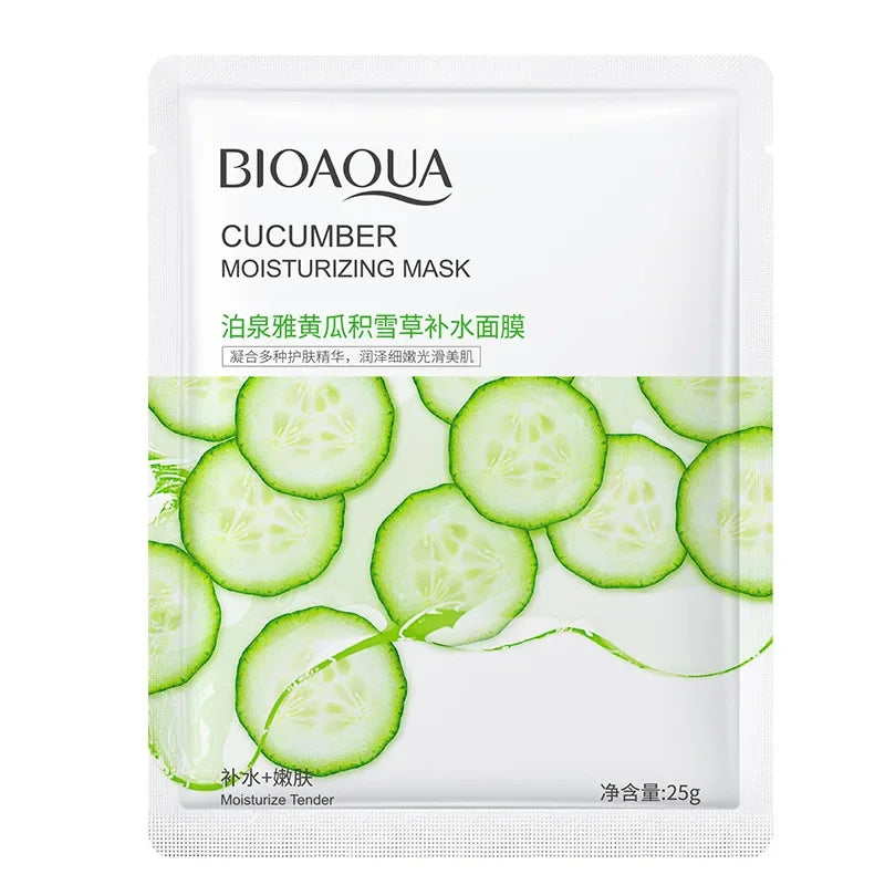 Bioaqua | 12 Variants Facial Mask | Moisturizing, Brightening & Nourishing
