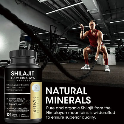 Naturale | Shilajit Capsules | Energy & Performance Support