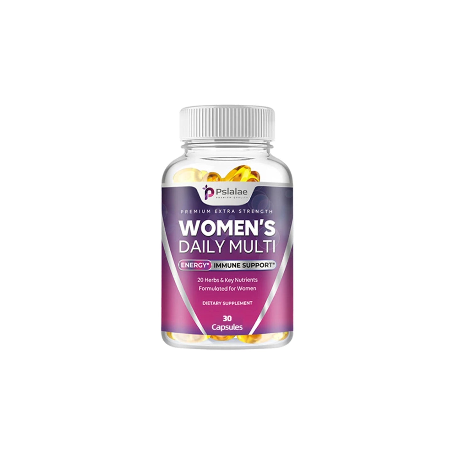 Pslalae | Women's Daily Multi | Energy & Immune Support
