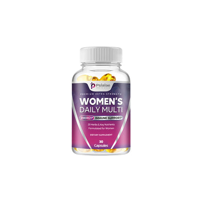 Pslalae | Women's Daily Multi | Energy & Immune Support