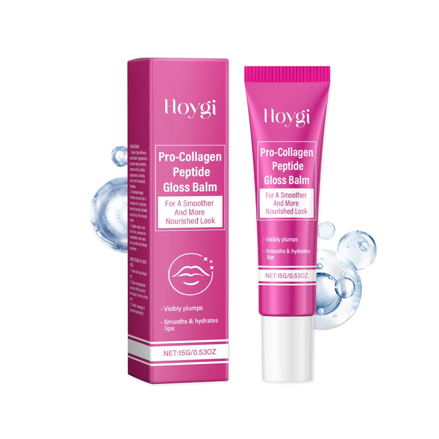 Collagen Lip Balm Smooth Soft Reduce Lip Fine Lines Remove Melanin Skin Increase Elasticity Exfoliating Moisturizing Lip Care