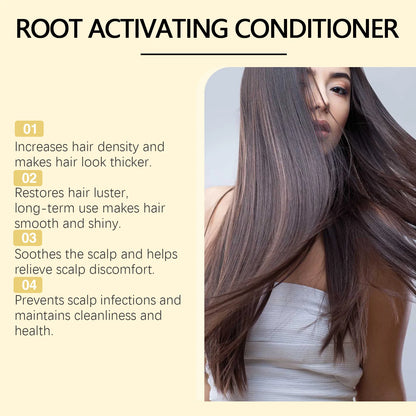 EELHOE Ginseng Conditioner Strengthening Hair Conditioning Moisturizing Treatment for Hair Root Activator Conditioner Hair Care