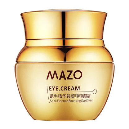 MAZO | Snail Essence Eye Cream | Anti-Aging, Anti-Wrinkle, Firming, Moisturizing, Brightening, Lifting, Repair, Instant Effect, Nourishing & Rejuvenating