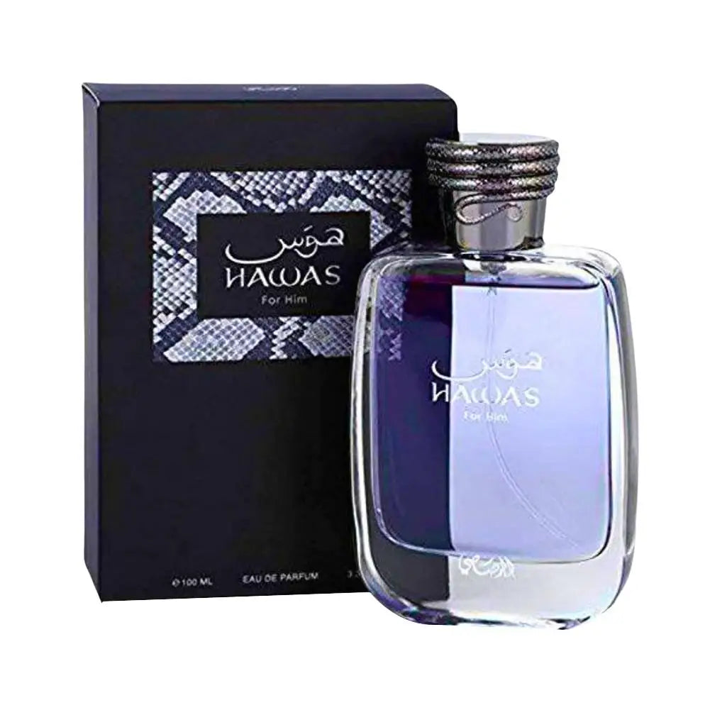 Hawas Perfume Men Original Long Lasting Gentleman High Quality Eau De Parfum Male Spray Bottle Cologne Fragrance Man 100ML