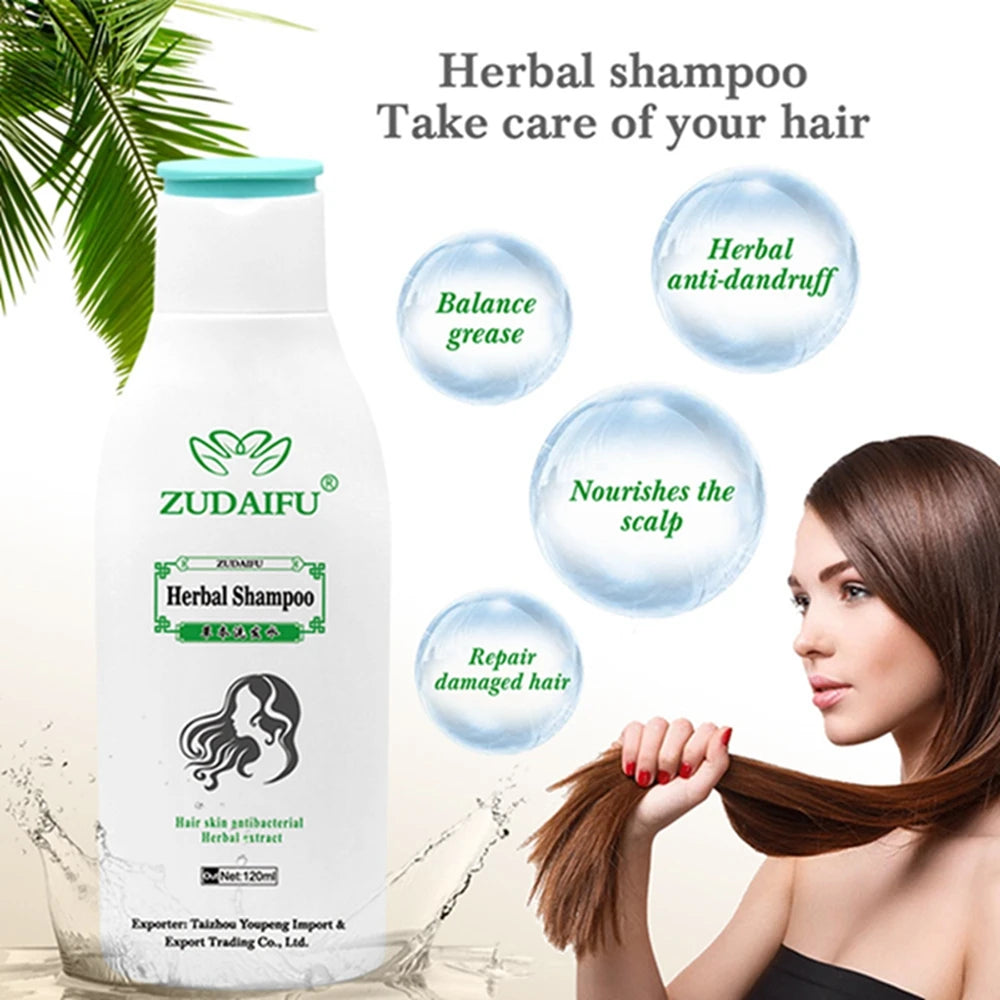 Zudaifu Herbal Therapeutic Shampoo – 120ml Anti-Dandruff, Anti-Itch & Scalp Relief Hair Care