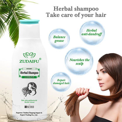 Zudaifu Herbal Therapeutic Shampoo – 120ml Anti-Dandruff, Anti-Itch & Scalp Relief Hair Care