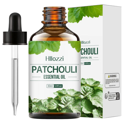 Patchouli Essential Oil | Hydrating & Moisturizing, Skin & Body Care, Natural Fragrance & Perfume | 100ml / 60ml / 30ml